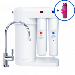 Аквафор DWM-101S Морион + Фильтр-бутылка Сити